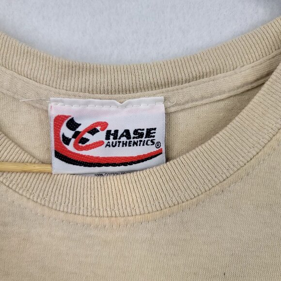 Dalecall Chase Authentics Dale Jr. Mountain Dew NASCAR Graphic Tee Beige Small - Picture 3 of 8